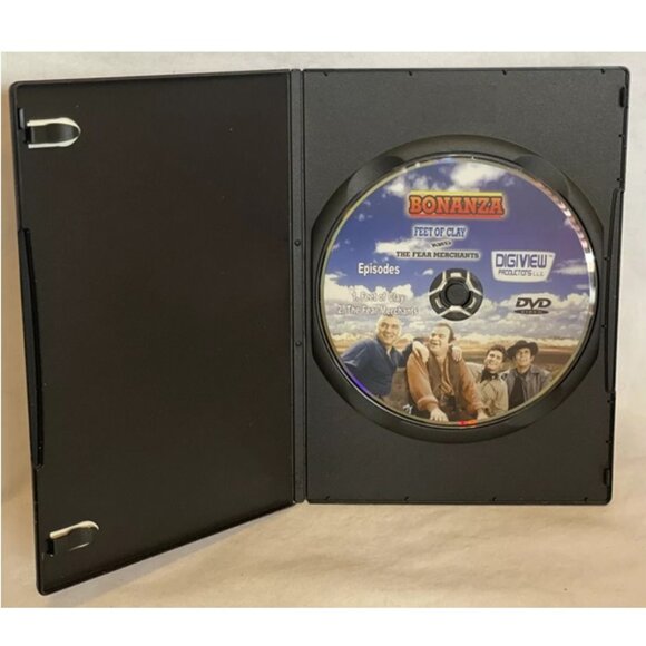 Bonanza Feet Of Clay & The Fear Merchants (DVD, Slim Case, 2004) - Picture 3 of 3
